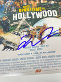 Quentin Tarantino Signed Once Upon A Time In Hollywood Movie Poster Beckett COA