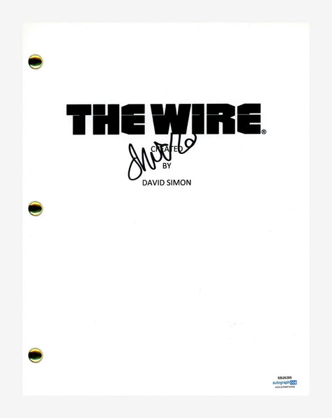 Dominic West Signed Autograph The Wire Pilot Episode Script Screenplay ACOA COA