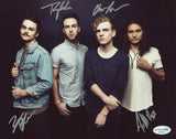 Coin Band Signed Autograph 8x10 Photo Chase Lawrence x4 Talk To Much ACOA COA