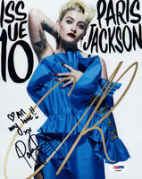 Paris Jackson Signed Autographed 8x10 Photo Michael's Daughter PSA/DNA COA