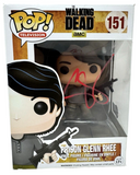 Steven Yeun Signed Funko Pop The Walking Dead Prison Glenn Rhee Autograph BAS