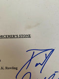Daniel Radcliffe Signed Harry Potter and The Sorcerer's Stone Script Beckett COA