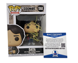 Jonathan Ke Huy Quan Signed Funko Pop Figure Data The Goonies #1068 Beckett COA