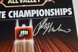 Ralph Macchio Signed The Karate Kid Tournament 11x17 Poster Beckett BAS COA