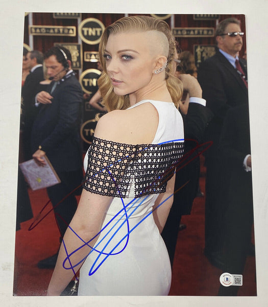 Natalie Dormer Signed Autograph 11x14 Photo Game of Thrones Actress Beckett COA