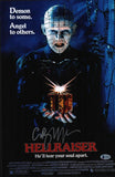 Clive Barker Signed Autographed Hellraiser 11x17 Movie Poster Photo Beckett COA