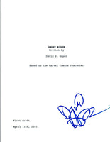 David Goyer Signed Autographed GHOST RIDER Full Movie Script COA VD