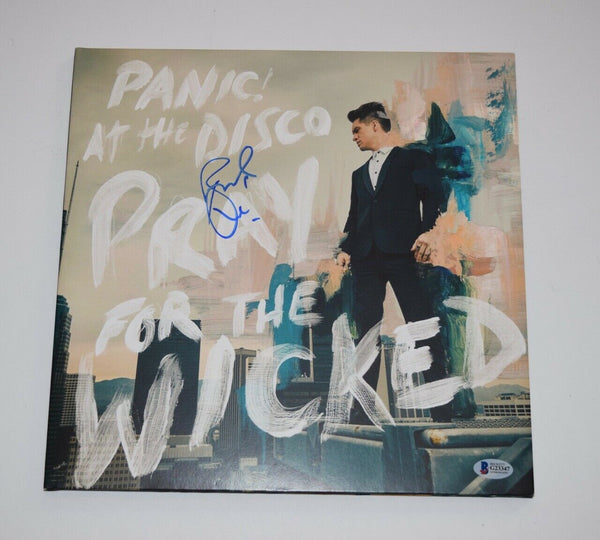 Brendon Urie Signed Panic At The Disco PRAY FOR THE WICKED Record Album BAS COA