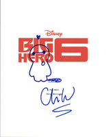 Chris Williams Signed Autographed BIG HERO 6 Movie Script w/ Drawn Sketch COA VD