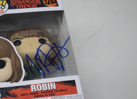 Maya Hawke Signed Funko Pop Stranger Things Robin 1244 Autograph JSA COA