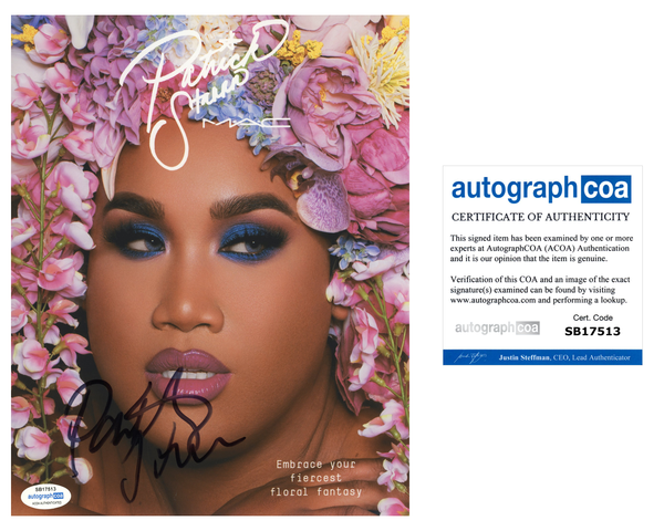 Patrick Starrr Signed Autographed 8x10 Photo Makeup Artist Mua ACOA COA