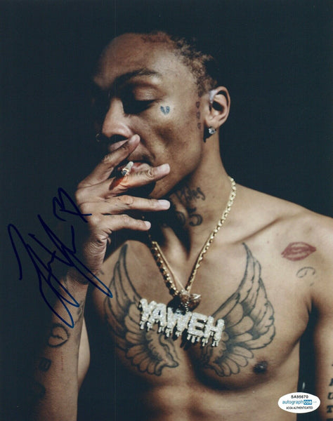 Tyla Yaweh Signed Autographed 8x10 Photo Hip Hop Rapper ACOA COA