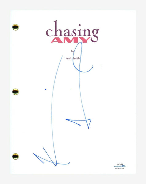 Kevin Smith Signed Autographed Chasing Amy Movie Script Screenplay ACOA COA