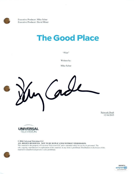 D'Arcy Carden Signed Autograph The Good Place Pilot Script Screenplay ACOA COA