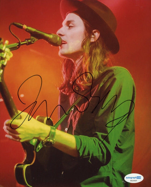 James Bay Signed Autograph 8x10 Photo Let It Go Musician Singer ACOA COA