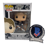 Wayne Gretzky Signed Autographed Funko Pop Hockey Los Angeles Kings Beckett COA