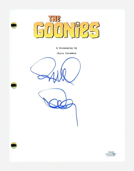 Richard Donner Signed Autographed The Goonies Movie Script Screenplay ACOA COA