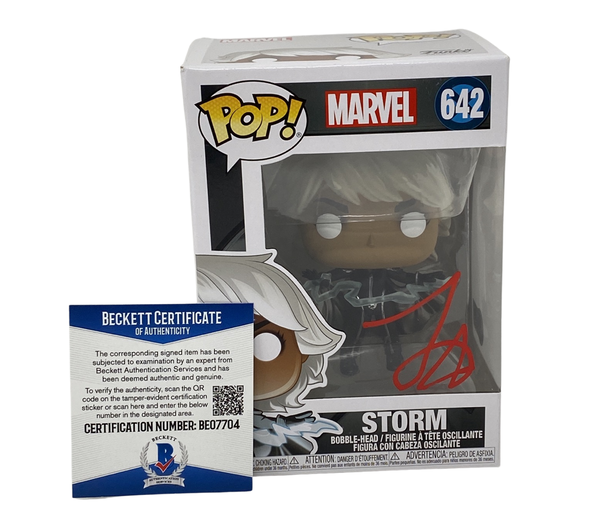 Alexandra Shipp Signed Autographed Funko Pop Figure Storm X-Men Beckett COA