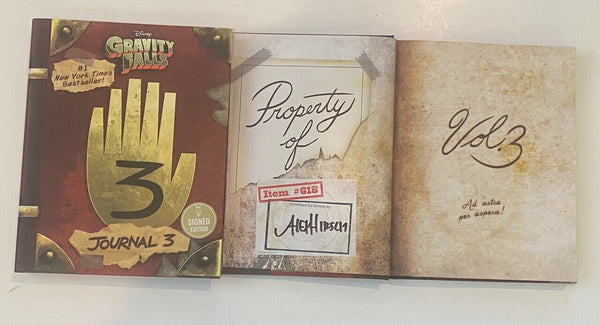 Alex Hirsch Signed Autographed Gravity Falls Journal 3 New Hardcover Book COA