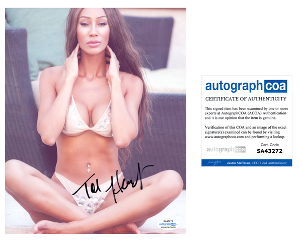 Toi Hardy Signed Autographed 8x10 Photo Sexy Model ACOA COA