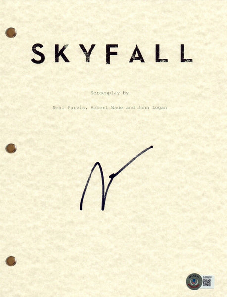 John Logan Signed Autograph Skyfall Movie Script James Bond Writer Beckett COA