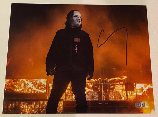 Corey Taylor Signed Autograph 11x14 Photo Slipknot Stone Sour Proof Beckett COA