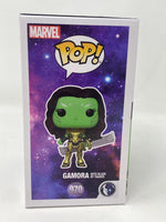 Zoe Saldana Signed Gamora Funko Pop What If Guardians of The Galaxy Beckett COA