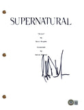 Jeffrey Dean Morgan Signed Supernatural Pilot Script Screenplay Autograph BAS
