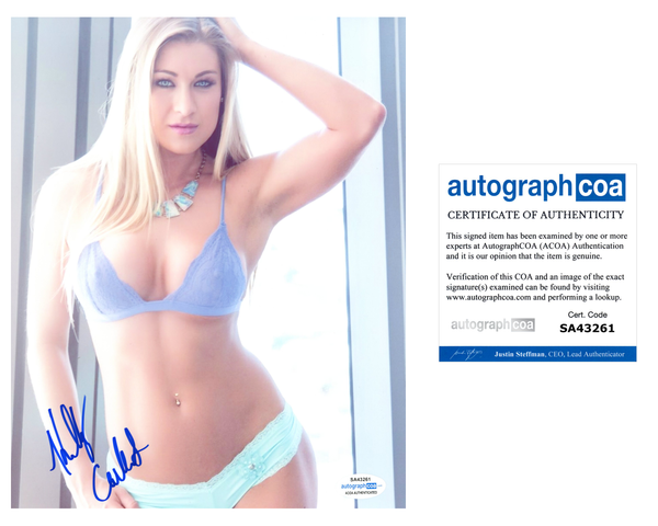 Kelly Collins Signed Autographed 8x10 Photo Sexy Model ACOA COA