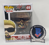 Guy Fieri Signed Autographed Funko Pop Figure #49 Flavortown Chef Beckett COA