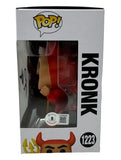 Patrick Warburton Signed Funko Pop Kronk The Emperor's New Groove Beckett COA