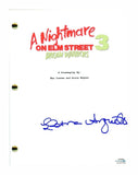 Patricia Arquette Signed A Nightmare on Elm Street 3 Dream Warriors Script ACOA