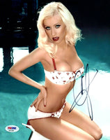 Christina Aguilera Signed Autographed 8x10 Photo PSA/DNA COA