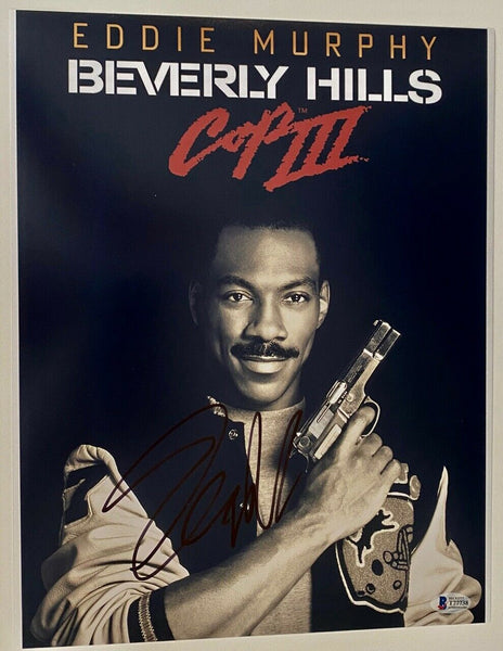 Eddie Murphy Signed Autographed 11x14 Photo BEVERLY HILLS COP 3 Beckett BAS COA