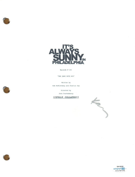 Kaitlin Olson Signed It's Always Sunny In Philadelphia Pilot Episode Script ACOA