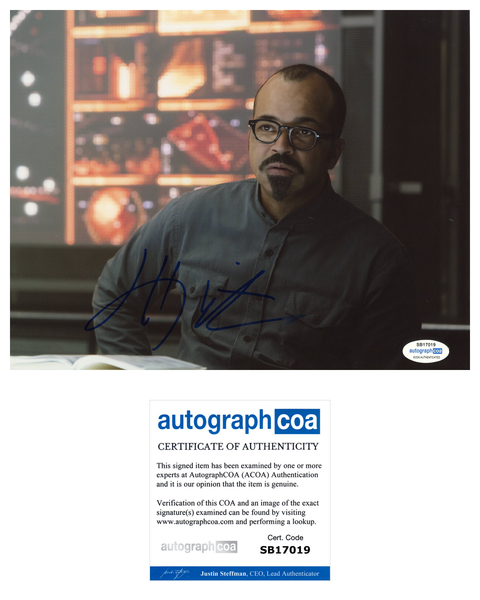 Jeffrey Wright Signed Autographed 8x10 Photo The Hunger Games ACOA COA