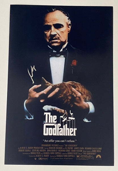 Al Pacino Signed Autographed 12x18 THE GODFATHER Movie Poster Photo COA