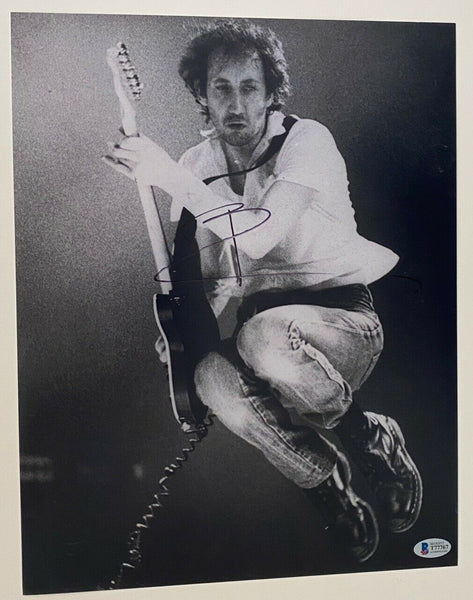 Pete Townshend Signed Autographed 11x14 Photo The Who BAS Beckett COA