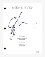 Guy Pearce Signed Autographed Memento Movie Script Screenplay ACOA COA