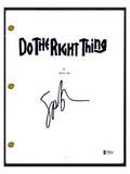 Spike Lee Signed Autograph DO THE RIGHT THING Movie Script Beckett BAS COA