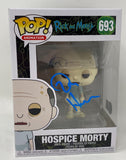 Dan Harmon Signed Rick and Morty Hospice Morty Funko Pop Autograph Beckett COA