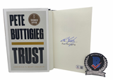Pete Buttigieg Signed Autographed Trust Hardcover 1st Edition Book Beckett COA