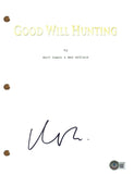 Matt Damon Signed Autograph Good Will Hunting Full Movie Script Beckett COA