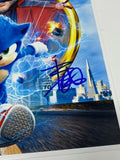 Ben Schwartz Signed Autograph Sonic The Hedgehog 12x18 Movie Poster Beckett COA