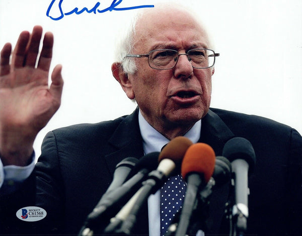 Bernie Sanders Signed Autographed 8x10 Photo Beckett BAS COA