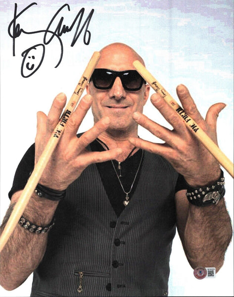 Kenny Aronoff Signed Autographed 11x14 Photo John Fogerty Drummer Beckett COA