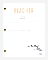 Maxwell Jenkins Signed Autographed Reacher Pilot Script Screenplay ACOA COA