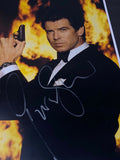Pierce Brosnan Signed Autographed 12x18 Photo Poster James Bond 007 Beckett COA