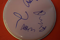 Foo Fighters Full Band Signed Autograph Drumhead Dave Grohl + 4 Beckett BAS COA