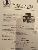 Clint Eastwood Signed The Good, the Bad and the Ugly 11x14 Photo Beckett COA LOA